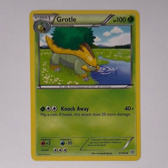 POKEMON CARD: Grotle #2/135 (Pokemon Plasma Storm) - Picture 1 of 2